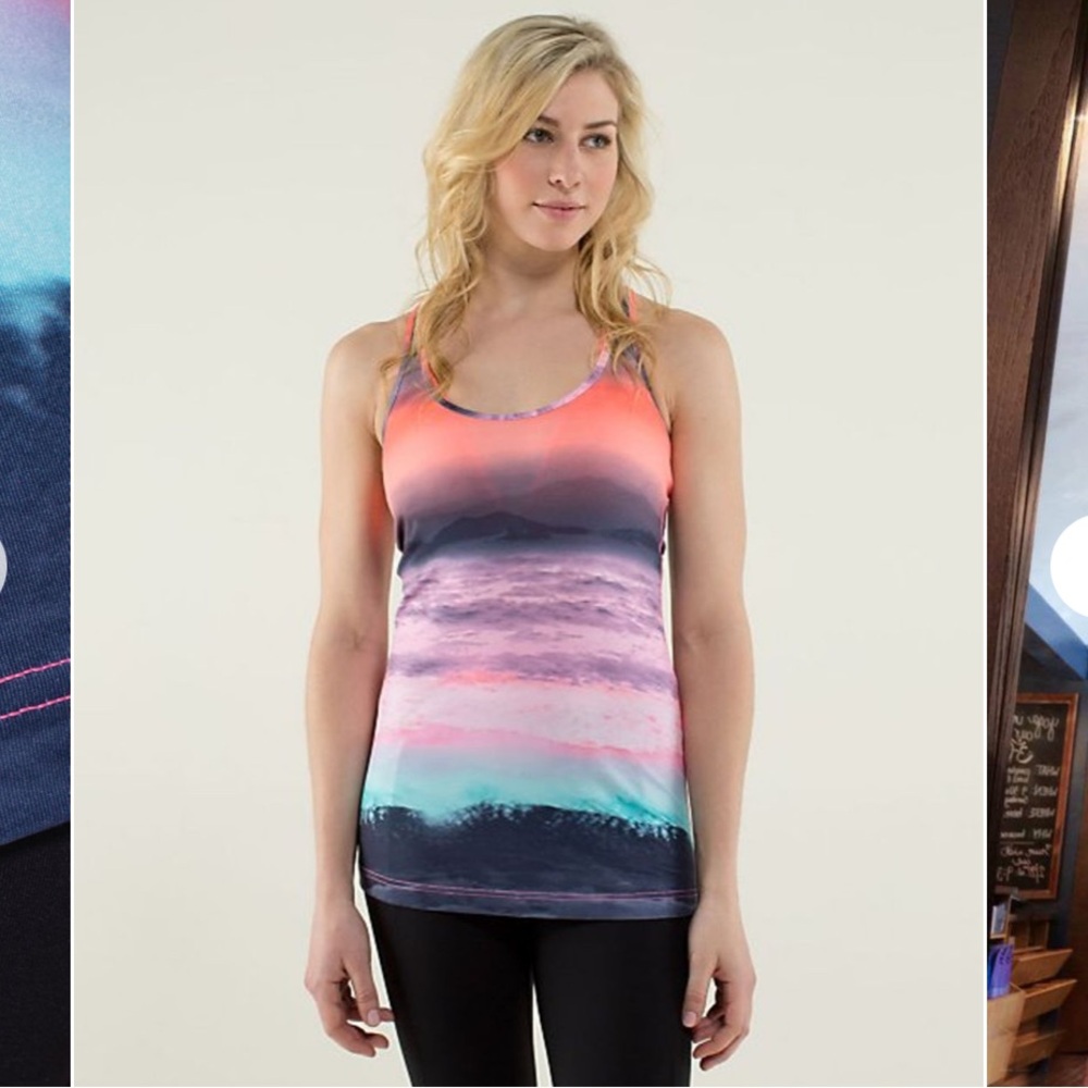 Lululemon Cool Racerback Beachscape‎ Multi - Picture 6 of 10